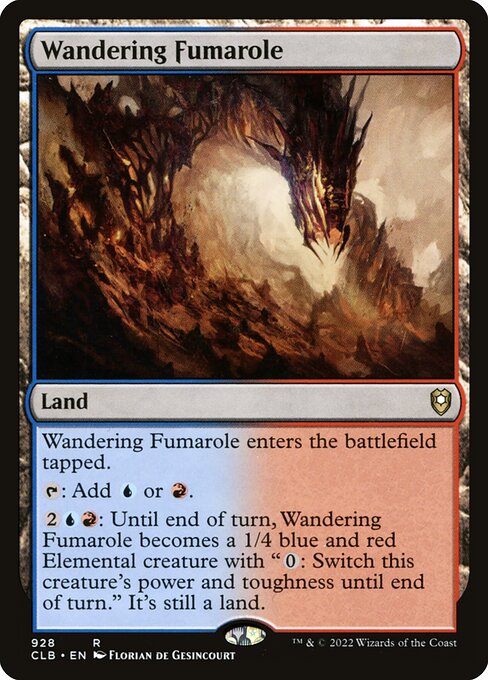 Wandering Fumarole (928) - Commander Legends: Battle for Baldur's Gate