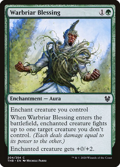 Warbriar Blessing (204) (Foil) - Theros Beyond Death