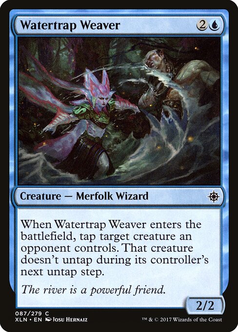 Watertrap Weaver (87) (Foil) - Ixalan