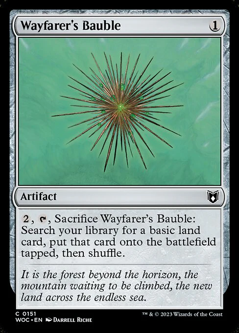 Wayfarer's Bauble (151) - Wilds of Eldraine Commander