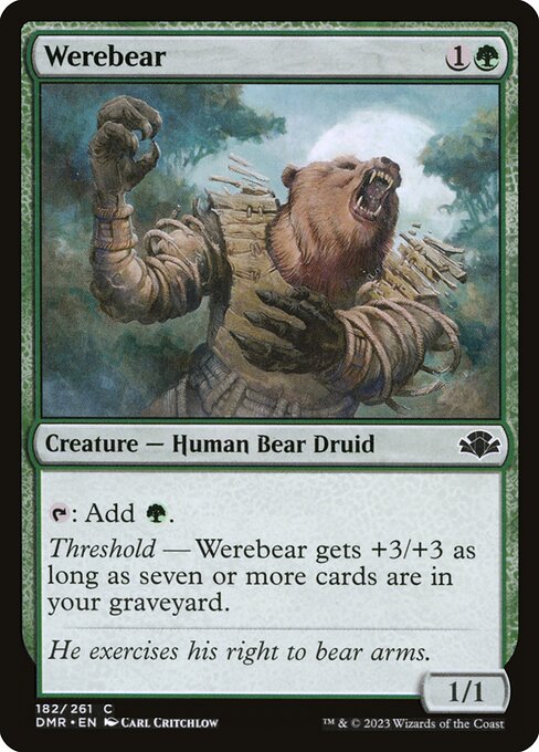 Werebear (182) - Dominaria Remastered