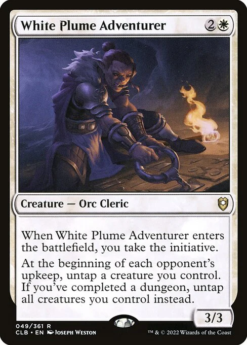 White Plume Adventurer (49) - Commander Legends: Battle for Baldur's Gate