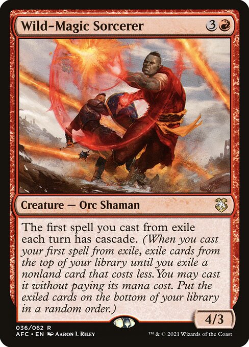 Wild-Magic Sorcerer (36) - Forgotten Realms Commander