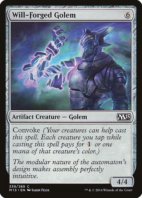 Will-Forged Golem (239) (Foil) - Magic 2015