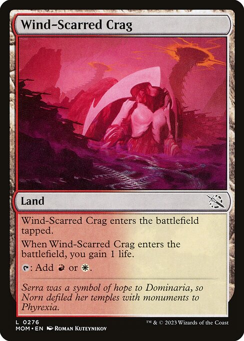 Wind-Scarred Crag (276) (Foil) - March of the Machine