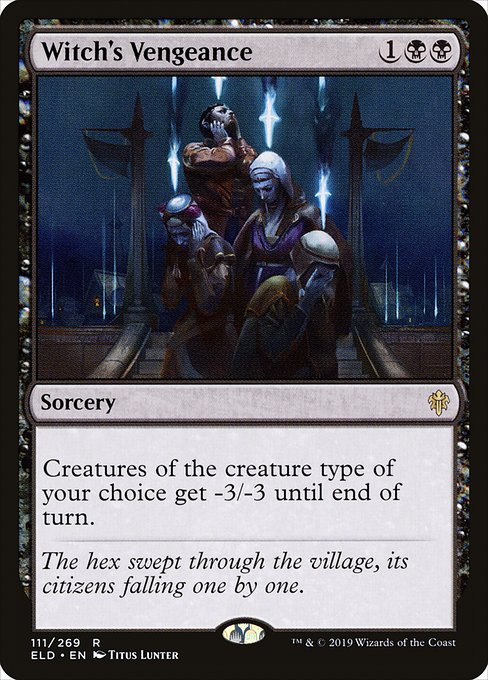 Witch's Vengeance (111) (Foil) - Throne of Eldraine