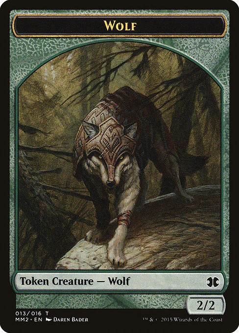 Wolf (13) - Modern Masters 2015 Tokens