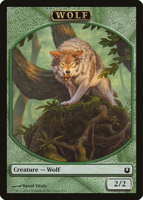 Wolf (9) - Born of the Gods Tokens