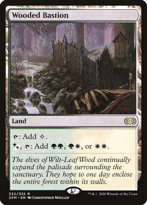 Wooded Bastion (332) - Double Masters
