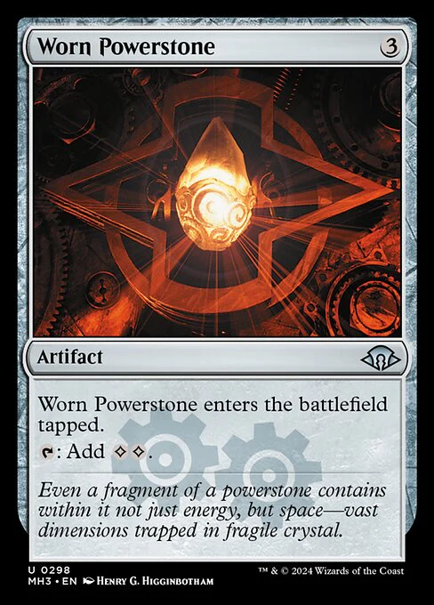 Worn Powerstone (298) (Foil) - Modern Horizons 3
