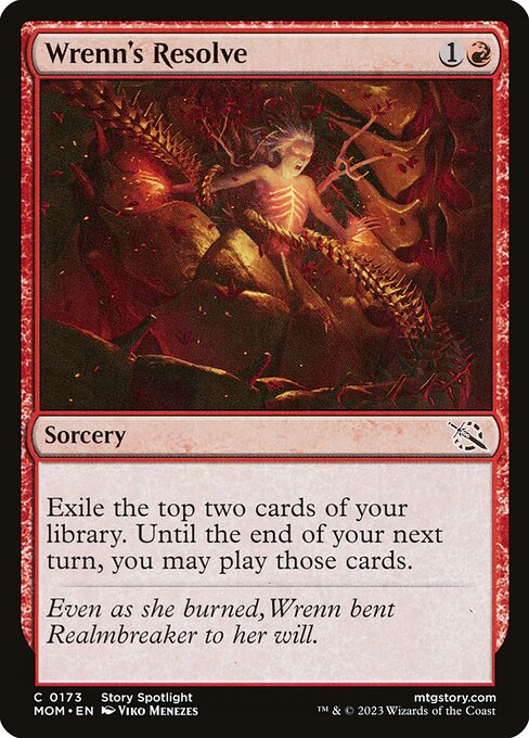 Wrenn's Resolve (173) (Foil) - March of the Machine