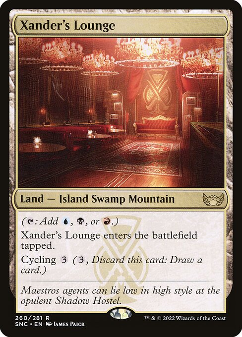 Xander's Lounge (260) (Foil) - Streets of New Capenna