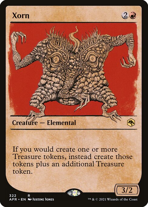 Xorn (322) - SHOWCASE (Foil) - Adventures in the Forgotten Realms