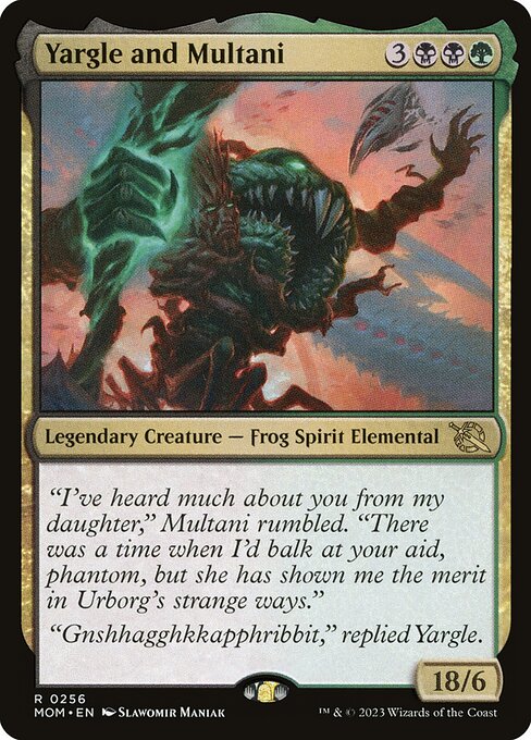 Yargle and Multani (256) (Foil) - March of the Machine