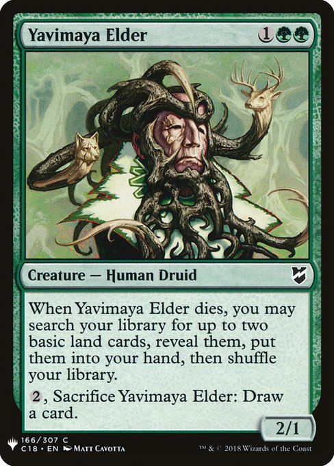 Yavimaya Elder (C18-166) - The List