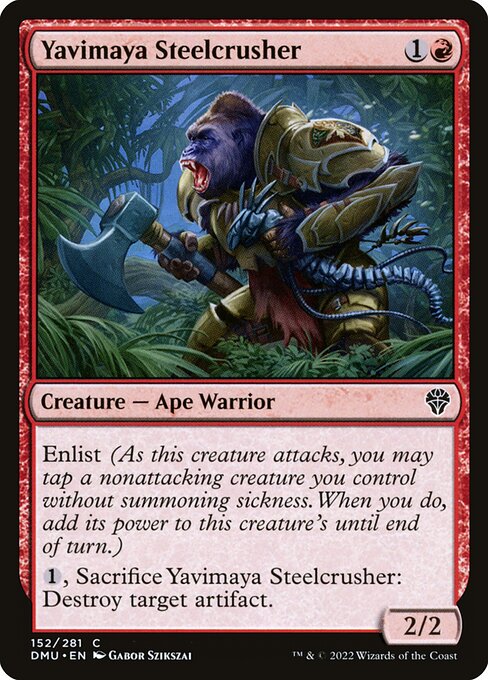 Yavimaya Steelcrusher (152) - Dominaria United