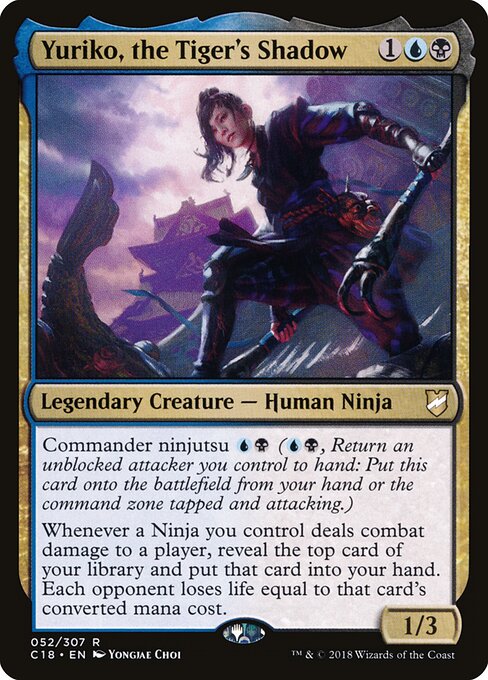 Yuriko, the Tiger's Shadow (52) - Commander 2018