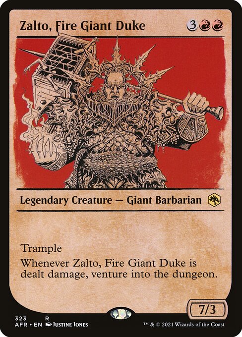 Zalto, Fire Giant Duke (323) - SHOWCASE - Adventures in the Forgotten Realms