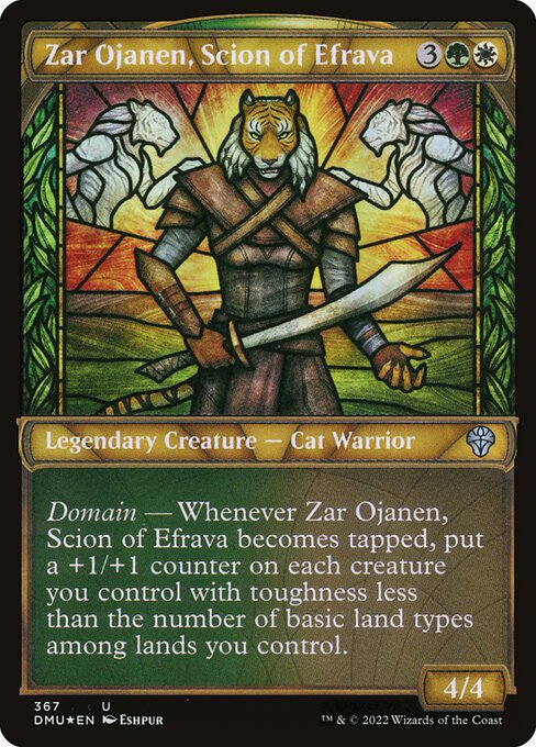 Zar Ojanen, Scion of Efrava (367) - SHOWCASE (Foil) - Dominaria United