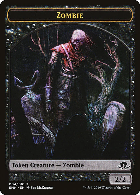 Zombie (4) - Eldritch Moon Tokens