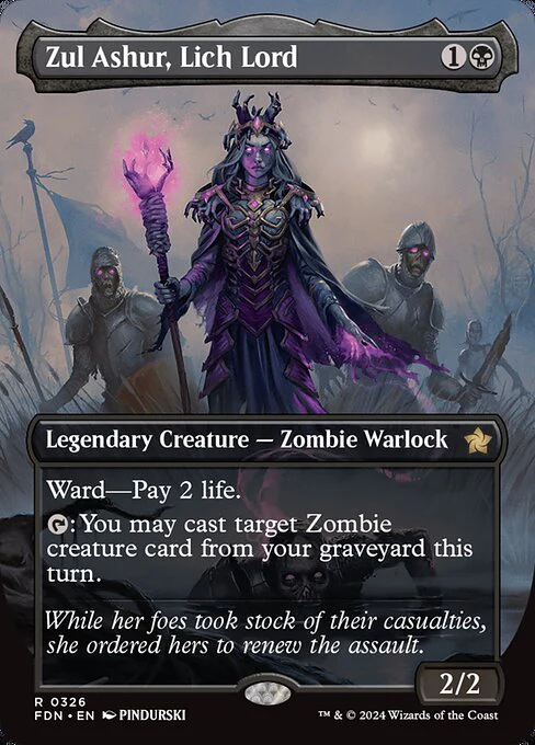 Zul Ashur, Lich Lord (326) - BORDERLESS - Foundations